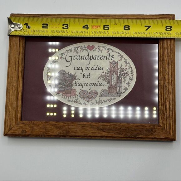 Creative Calligraphy Grandparents Print Wooden Frame - Picture 6 of 7